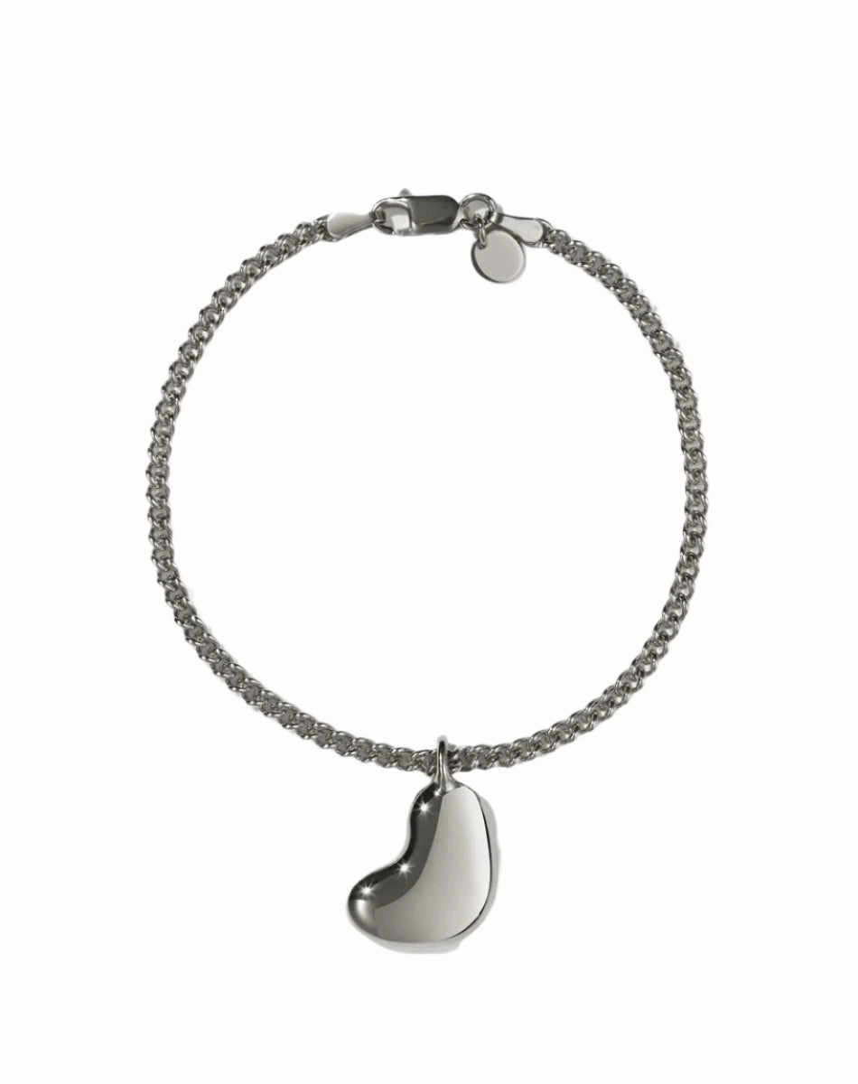 Meadowlark - Lava Heart Bracelet Silver