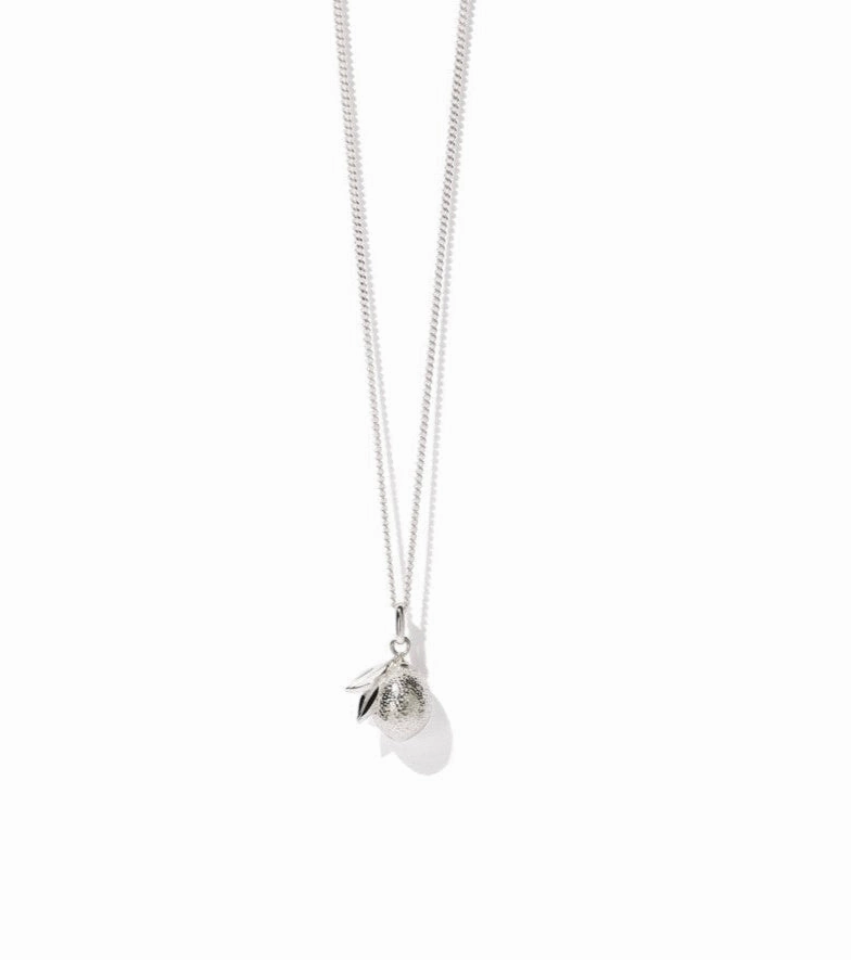 Meadowlark - Lemon Charm Necklace Sterling Silver