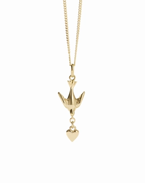 Meadowlark - Love Dove Necklace Gold Plated
