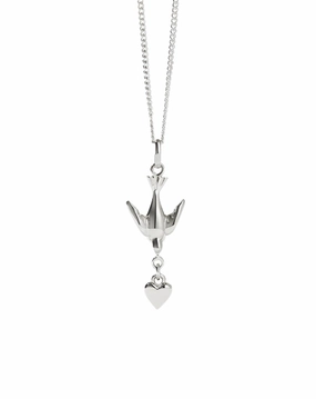 Meadowlark - Love Dove Necklace Sterling Silver