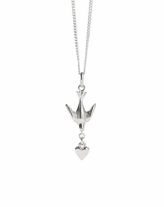 Meadowlark - Love Dove Necklace Sterling Silver