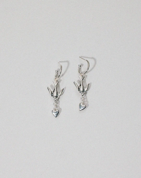Meadowlark - Love Dove Signature Hoops Sterling Silver
