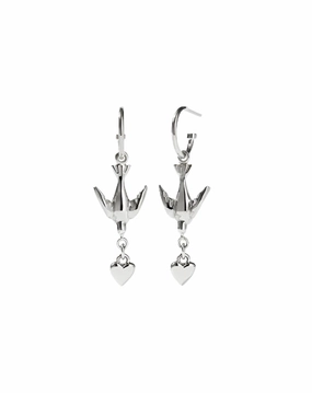 Meadowlark - Love Dove Signature Hoops Sterling Silver