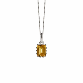 Meadowlark - Lucia Necklace Sterling Silver/ Citrine