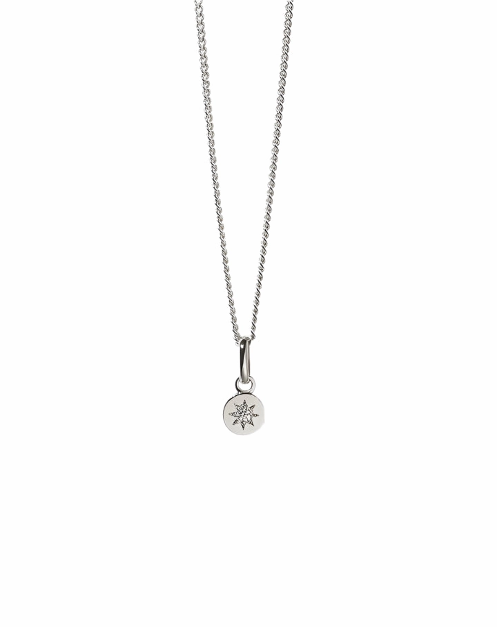 Meadowlark - Lulu Necklace In Sterling Silver & White Diamond