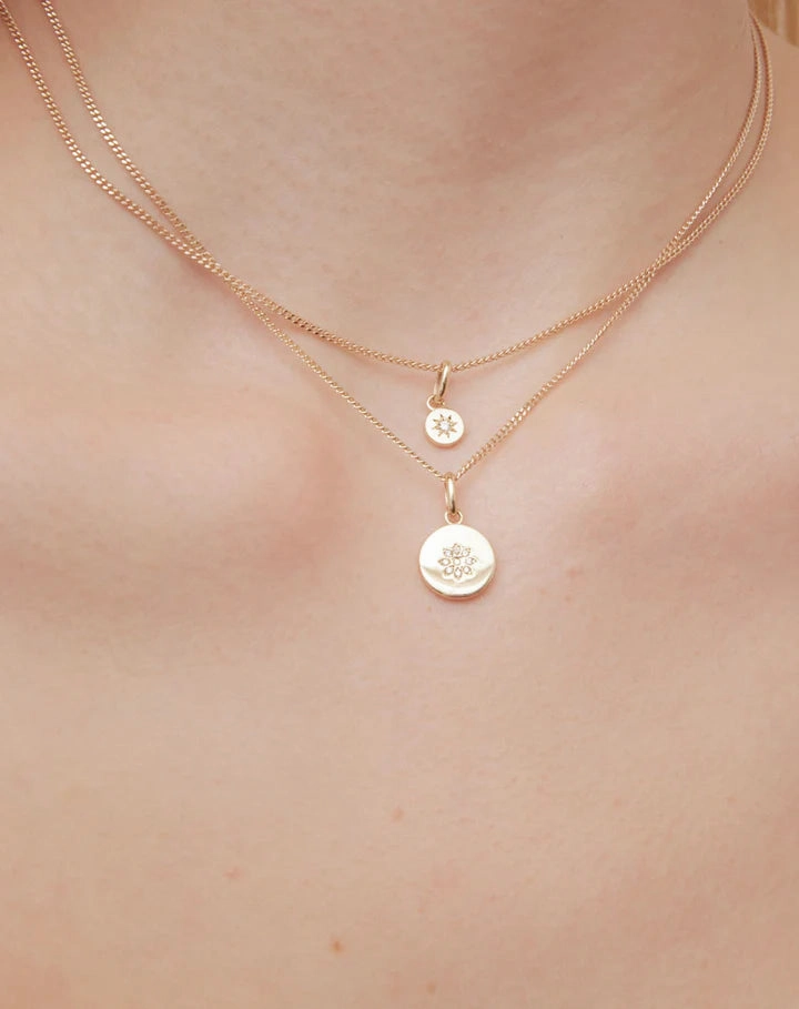 Meadowlark - Lulu Necklace In Sterling Silver & White Diamond