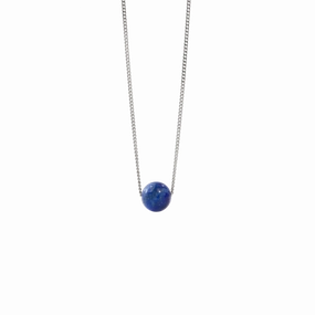 Meadowlark - Maya Necklace Small With Blue Lapis On A 45cm Sterling Silver Chain