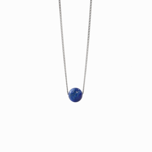 Meadowlark - Maya Necklace Small With Blue Lapis On A 45cm Sterling Silver Chain