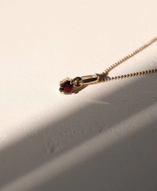 Meadowlark - Micro Heart Jewel Necklace Sterling Silver