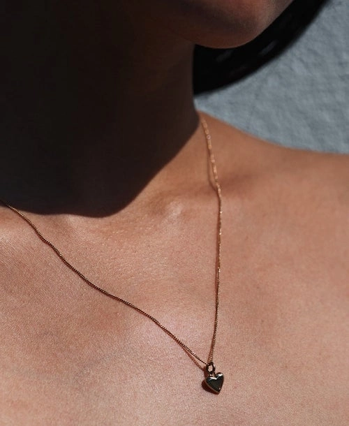 Meadowlark - Mini Camille Charm Necklace - Gold Plated 50cm