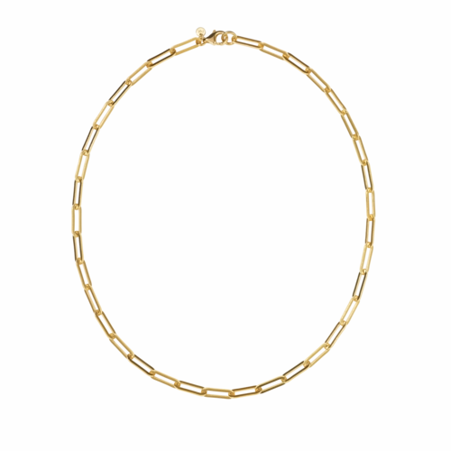 Meadowlark - Paperclip Heavy Necklace Gold Plated
