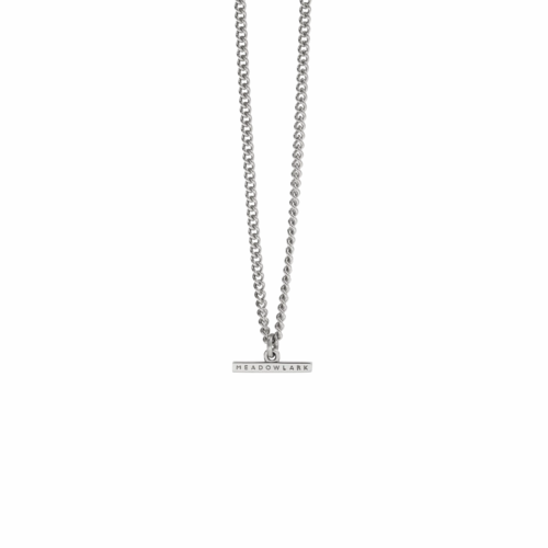 Meadowlark - Petite Fob Chain Necklace Sterling Silver
