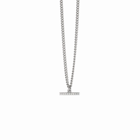 Meadowlark - Petite Fob Chain Necklace Sterling Silver