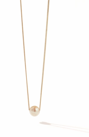 Meadowlark - Selene Pearl Necklace - 9ct Yellow Gold
