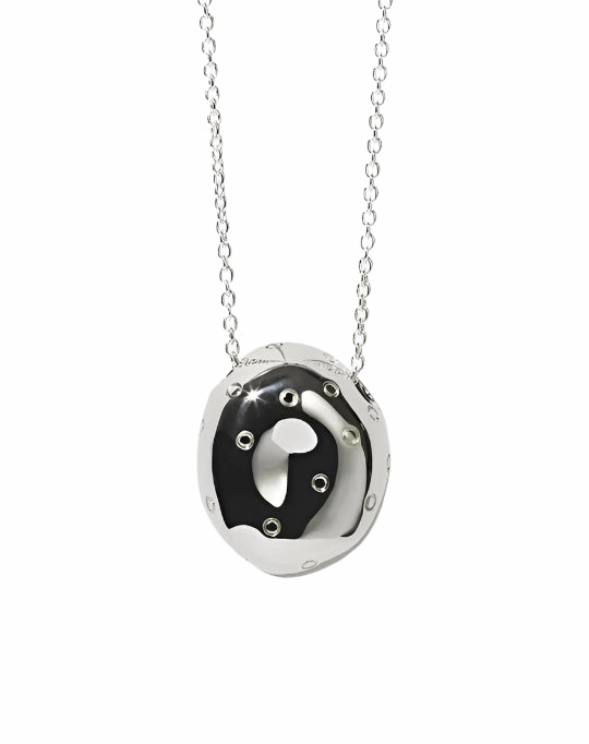 Meadowlark - Strawberry Necklace Large Sterling Silver