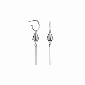 Meadowlark - Thea Bell Endless Pair Hoop Earrings Sterling Silver