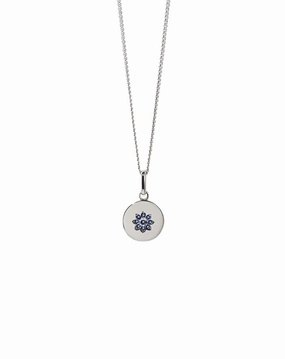 Meadowlark - Violet Necklace in Sterling Silver & Blue Sapphire
