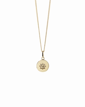 Meadowlark - Violet Necklaces In Gold Plated & White Diamond