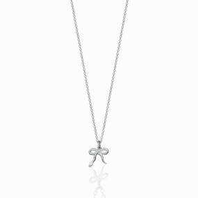 Meadowlark Serpent Charm Necklace - Sterling Silver