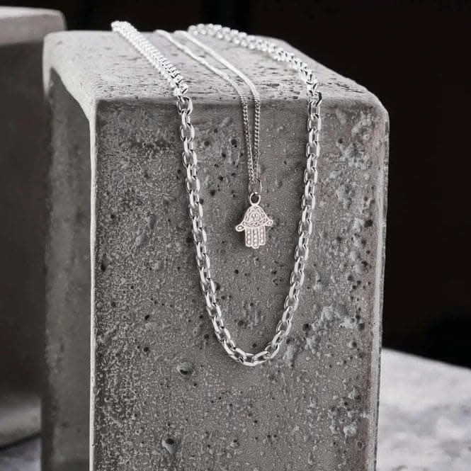 Men's Anchor Chain Necklace SNANCHORM