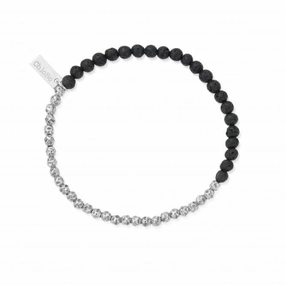 Men's Black Lava Principal Bracelet SBBLHAMM