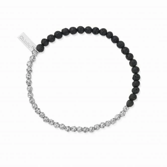 Men's Black Lava Principal Bracelet SBBLHAMM