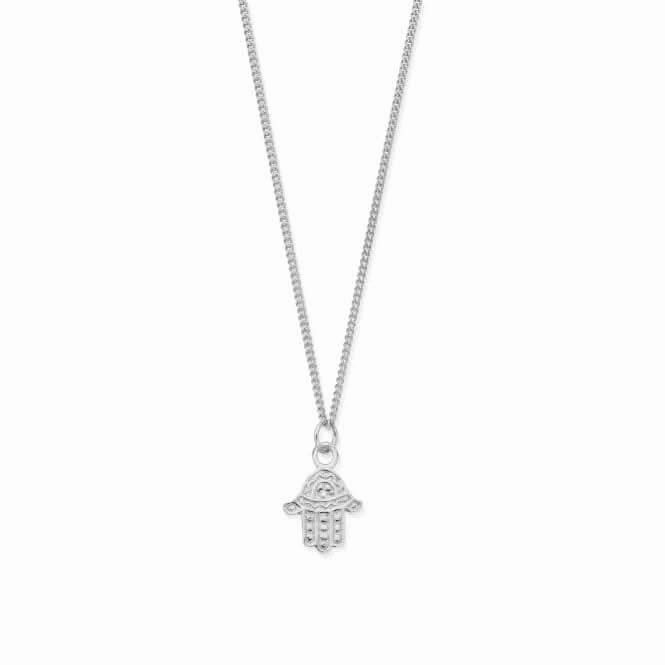 Men's Curb Chain Hamsa Necklace SNCC1607M