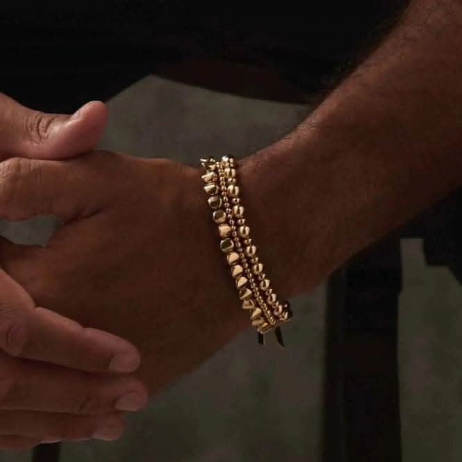 Men's Gold Bullet Bracelet GBBMULM