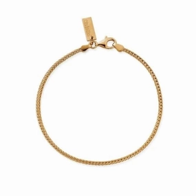 Men's Gold Fox Tail Chain Bracelet GBFOXTAILM