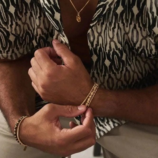 Men's Gold Rhythm Of Water  Bracelet GBRHYTHMM