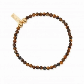 Men's Gold Tiger's Eye Bracelet GBTESBM