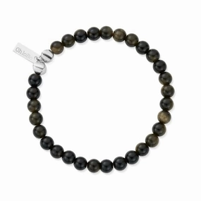 Men's Golden Obsidian Bracelet SBGOM