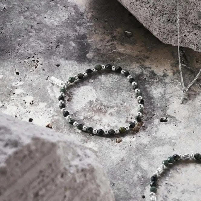 Men's Kambaba Jasper Ball Bracelet SBKJBM