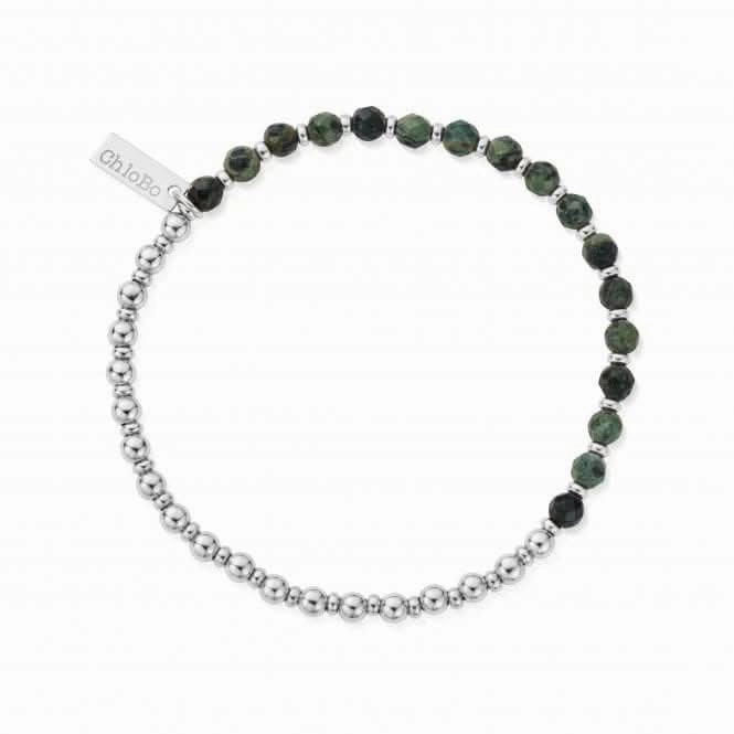 Men's Kambaba Jasper Half And Half Bracelet SBKJRBM