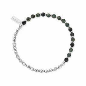 Men's Kambaba Jasper Half And Half Bracelet SBKJRBM
