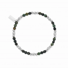 Men's Kambaba Jasper Twisted Rice Bracelet SBKJTOM