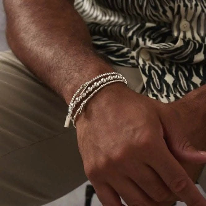 Men's Slim Round Bracelet SBSLMRM