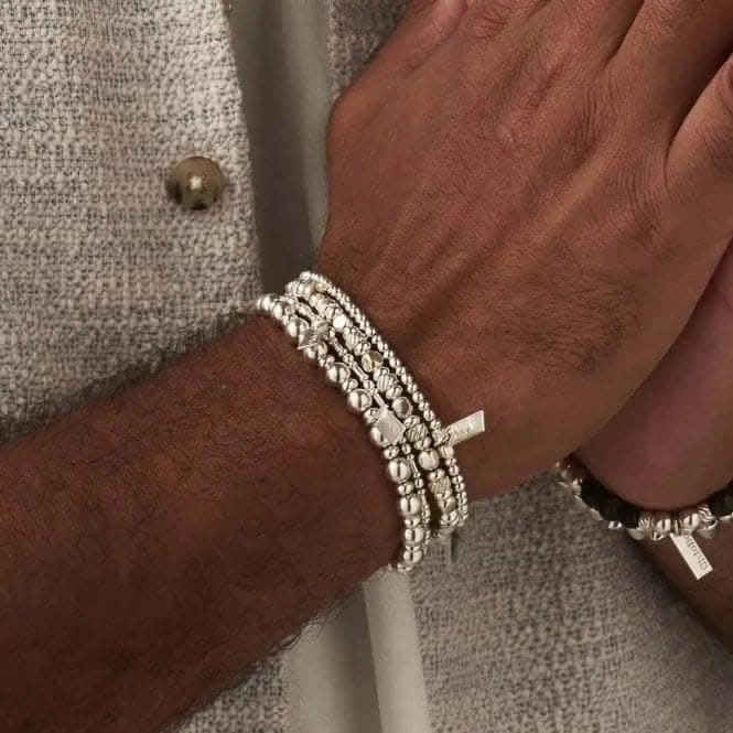 Men's Twisted Cube Bracelet SBTCUBEM