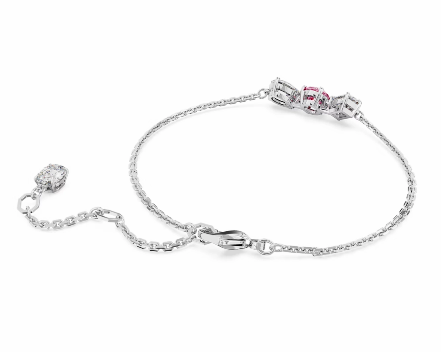 Mesmera Pink Mixed Cut Bracelet