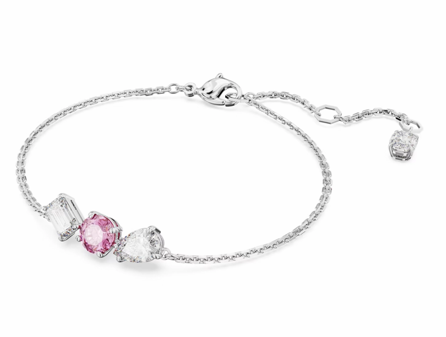 Mesmera Pink Mixed Cut Bracelet