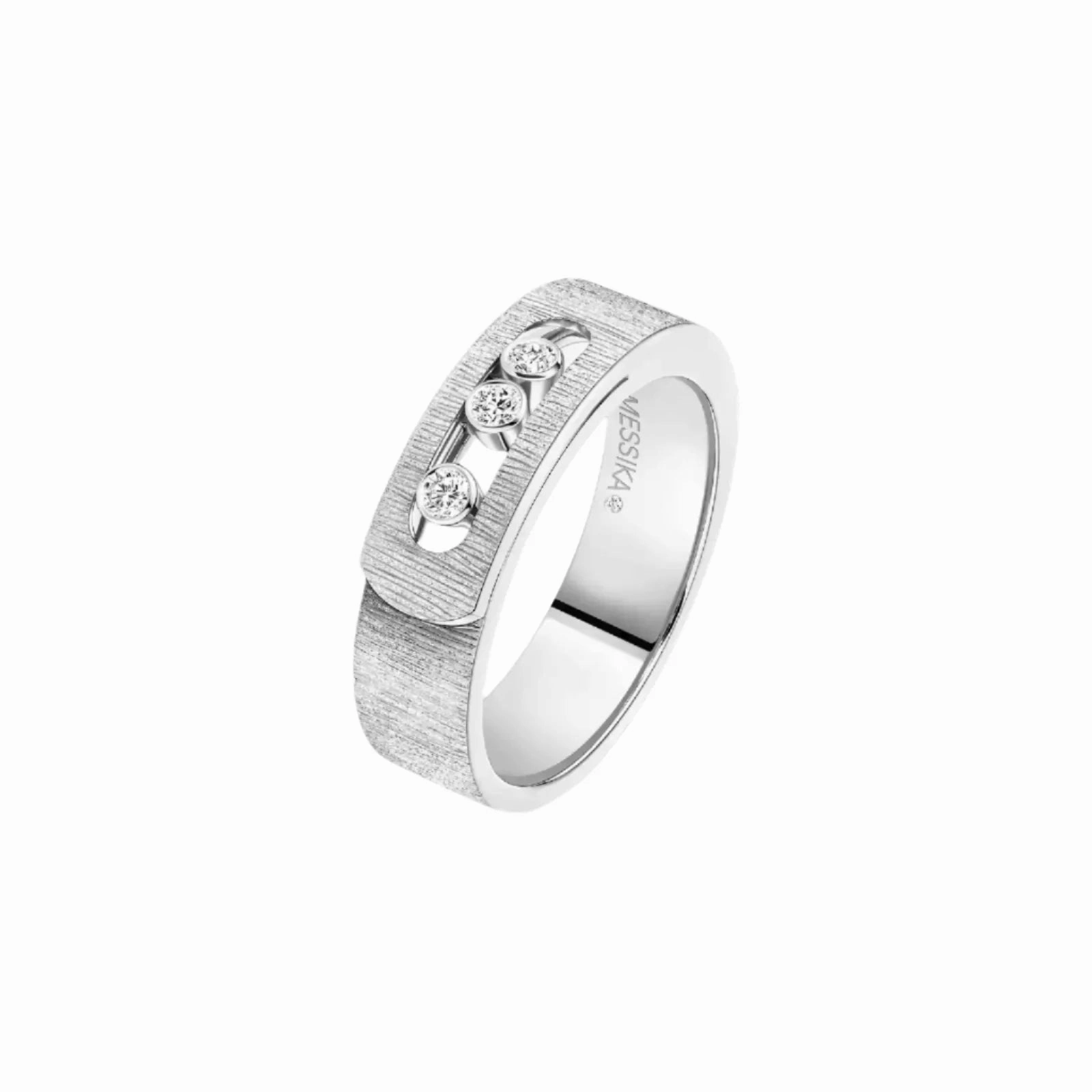 Messika Move Noa Cisel 18ct White Gold 0.10ct Diamond Ring
