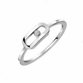 Messika Move Uno 18ct White Gold Diamond Ring