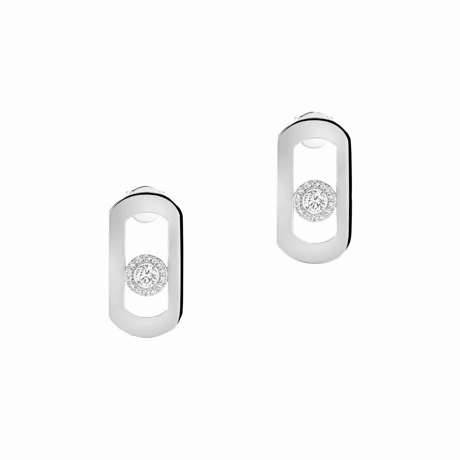 Messika So Move 18ct White Gold 0.23ct Diamond Stud Earrings