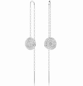 Meteora Drop Silver Earrings