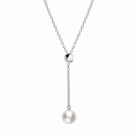 Mikimoto Pearls in Motion 18ct White Gold Akoya Pearl Drop Necklace