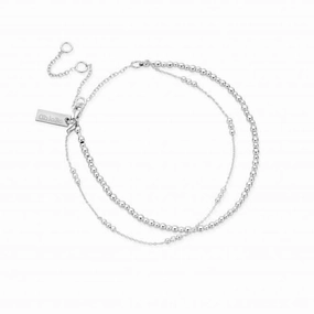 Mini Cute Triple Bobble Chain Anklet SANMCTBB