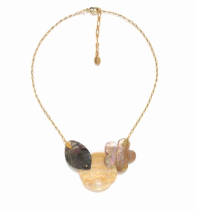 MON JARDIN 3 elements big necklace