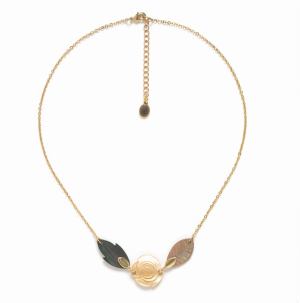 MON JARDIN 3 elements necklace