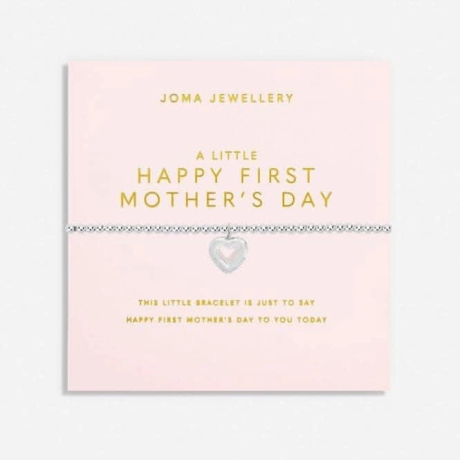 Mother's Day A Little Happy First Mother's Day Silver Plated 17.5cm Bracelet 6866