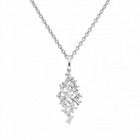 Multi Baguette Scatter Pendant P5025